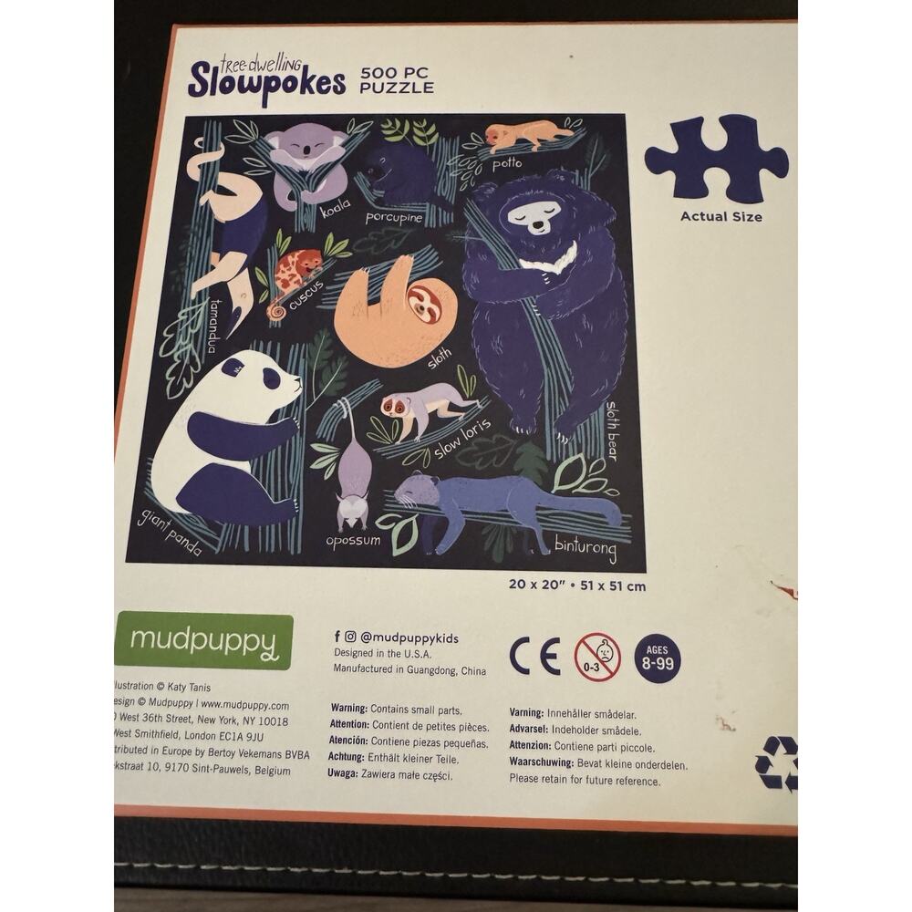 Lot Of 2 Children’s Puzzles, Animals, Tetris, Video Games, 12+, 500/750 Pieces - Picture 3 of 6